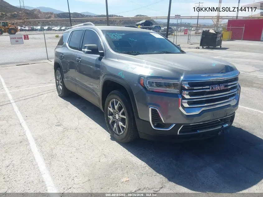 GMC ACADIA 2020, VIN 1GKKNMLS0LZ144117