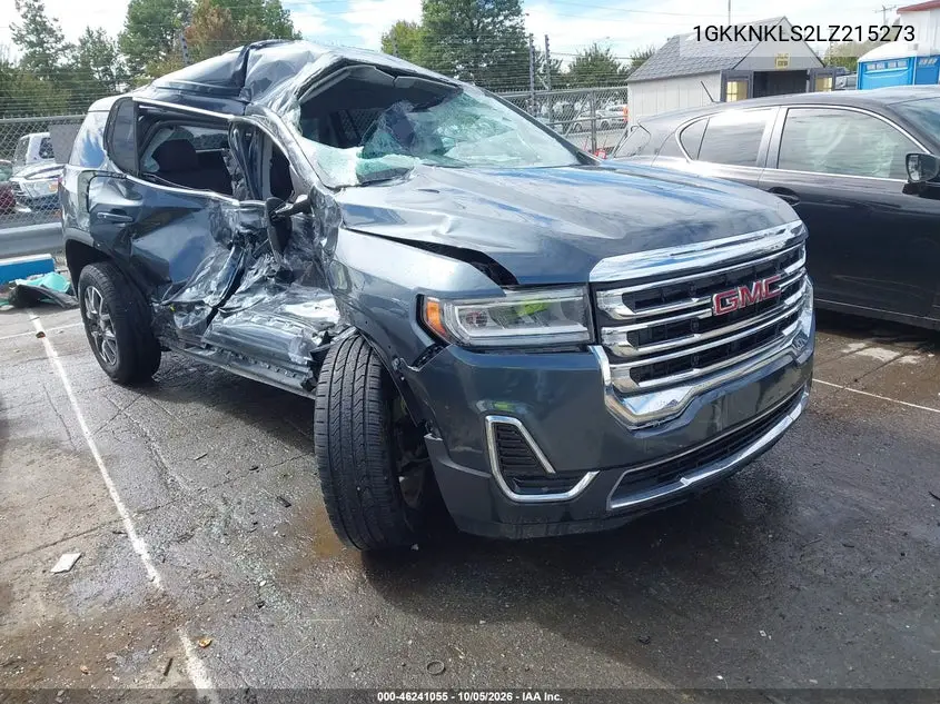 GMC ACADIA 2020, VIN 1GKKNKLS2LZ215273