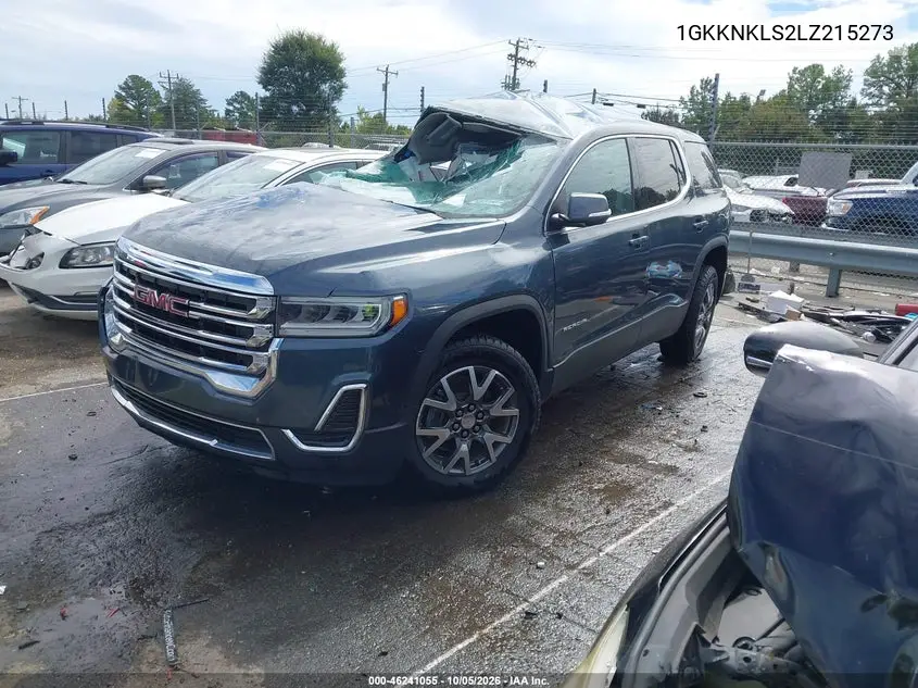 2020 GMC ACADIA VIN 1GKKNKLS2LZ215273 — фото 2