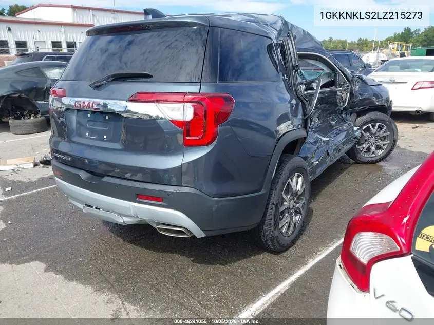 2020 GMC ACADIA VIN 1GKKNKLS2LZ215273 — фото 4