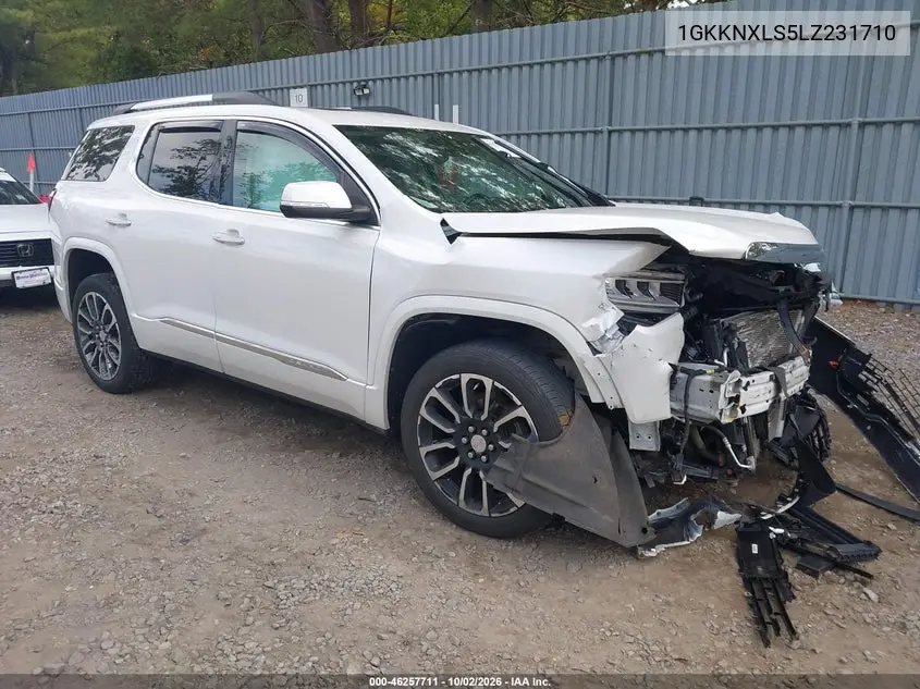 GMC ACADIA 2020, VIN 1GKKNXLS5LZ231710