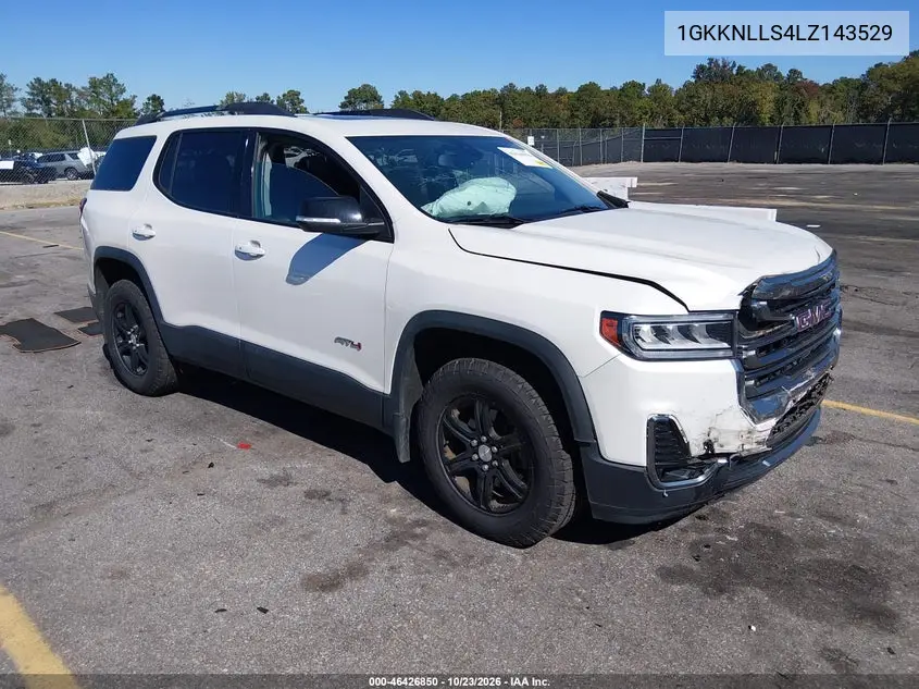 GMC ACADIA 2020, VIN 1GKKNLLS4LZ143529