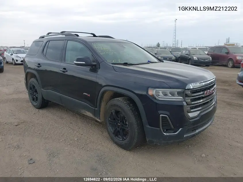 GMC ACADIA 2021, VIN 1GKKNLLS9MZ212202