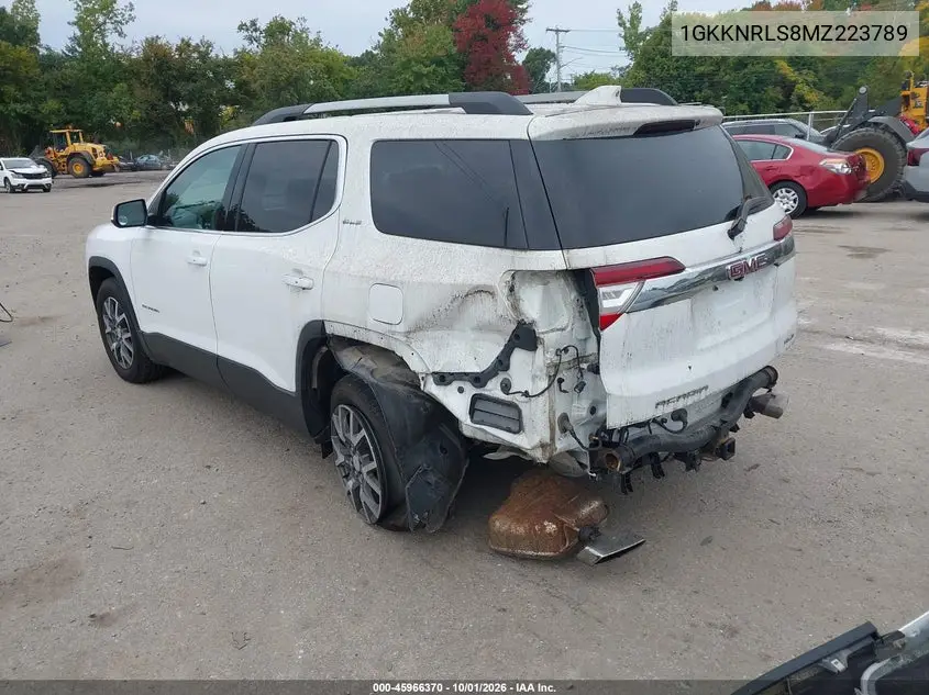 2021 GMC ACADIA VIN 1GKKNRLS8MZ223789 — фото 3