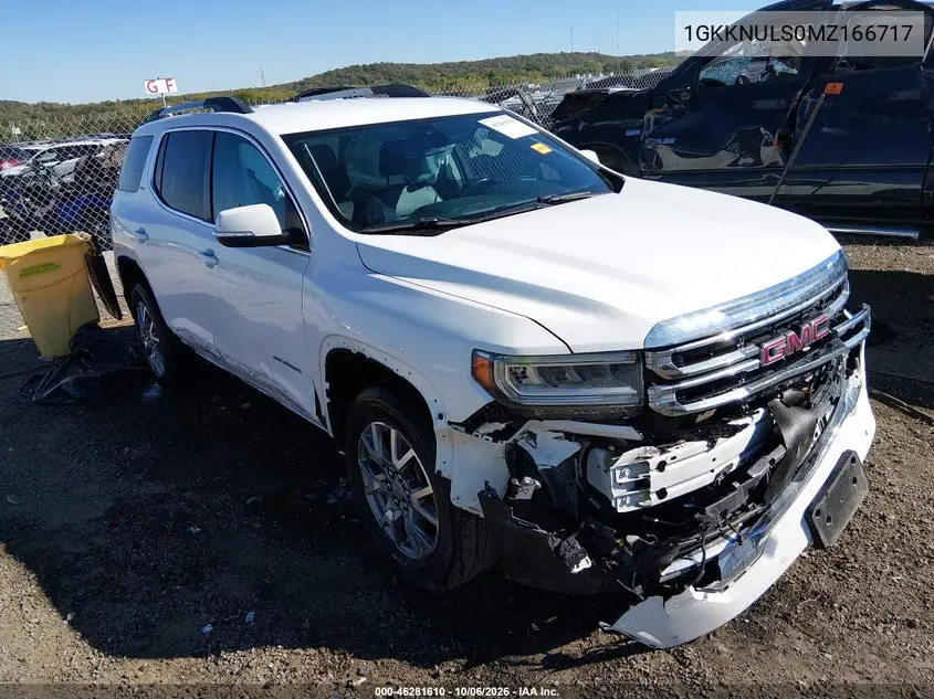 GMC ACADIA 2021, VIN 1GKKNULS0MZ166717