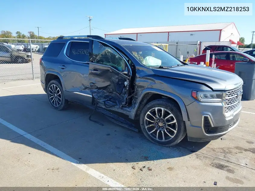 GMC ACADIA 2021, VIN 1GKKNXLS2MZ218253