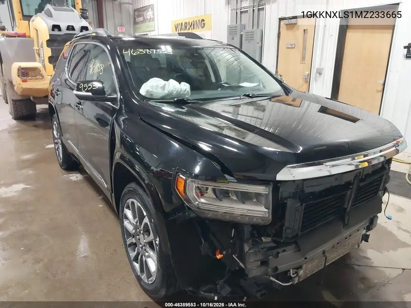 GMC ACADIA 2021, VIN 1GKKNXLS1MZ233665