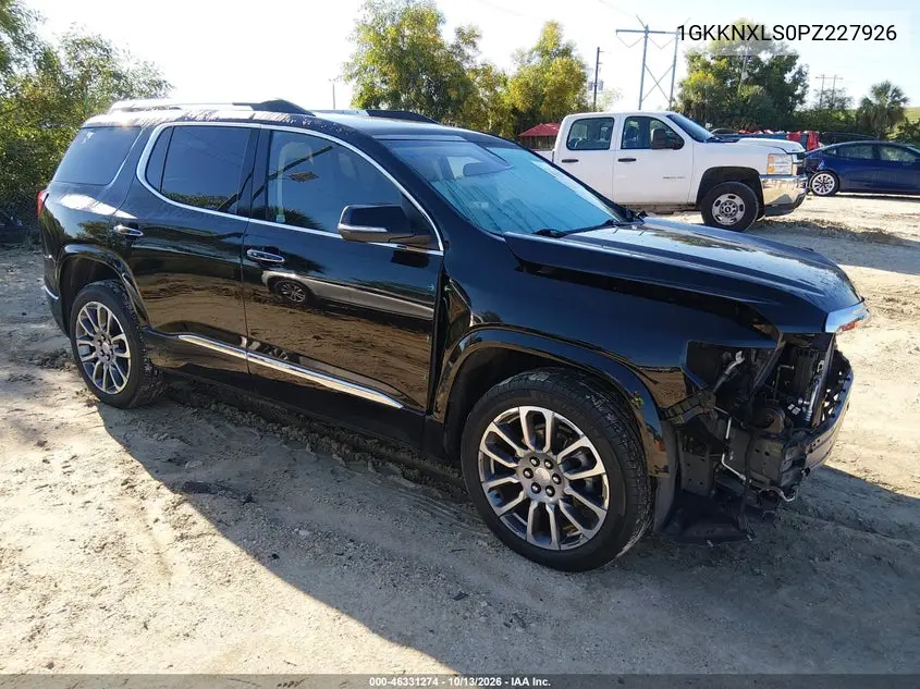 GMC ACADIA 2023, VIN 1GKKNXLS0PZ227926