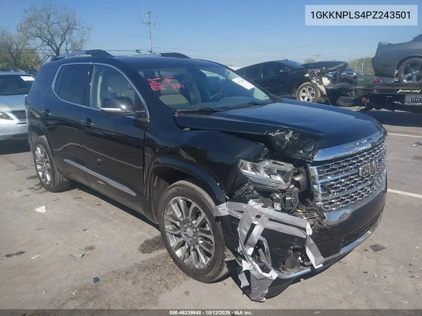 GMC ACADIA 2023, VIN 1GKKNPLS4PZ243501