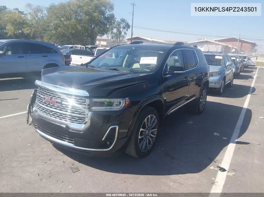 2023 GMC ACADIA VIN 1GKKNPLS4PZ243501 — фото 2