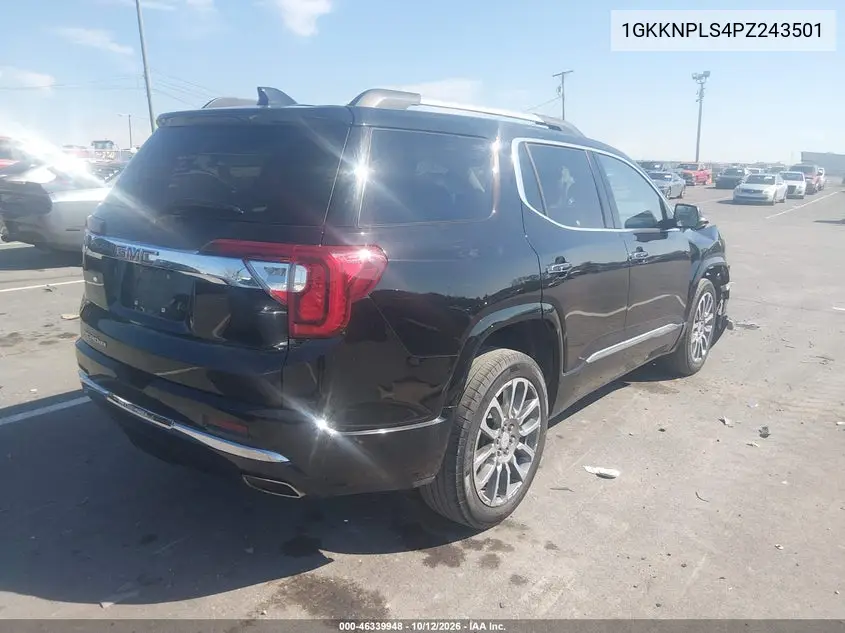 2023 GMC ACADIA VIN 1GKKNPLS4PZ243501 — фото 4