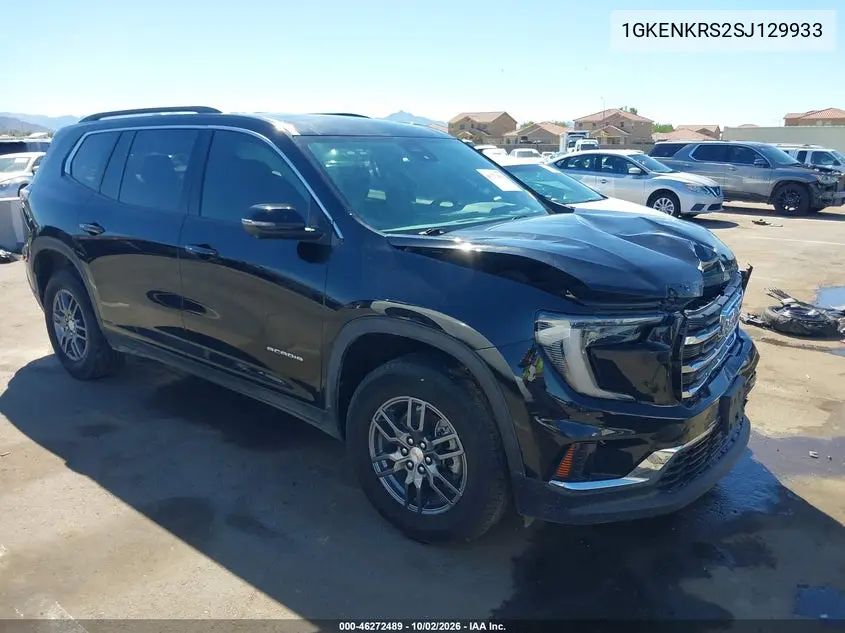 GMC ACADIA 2025, VIN 1GKENKRS2SJ129933