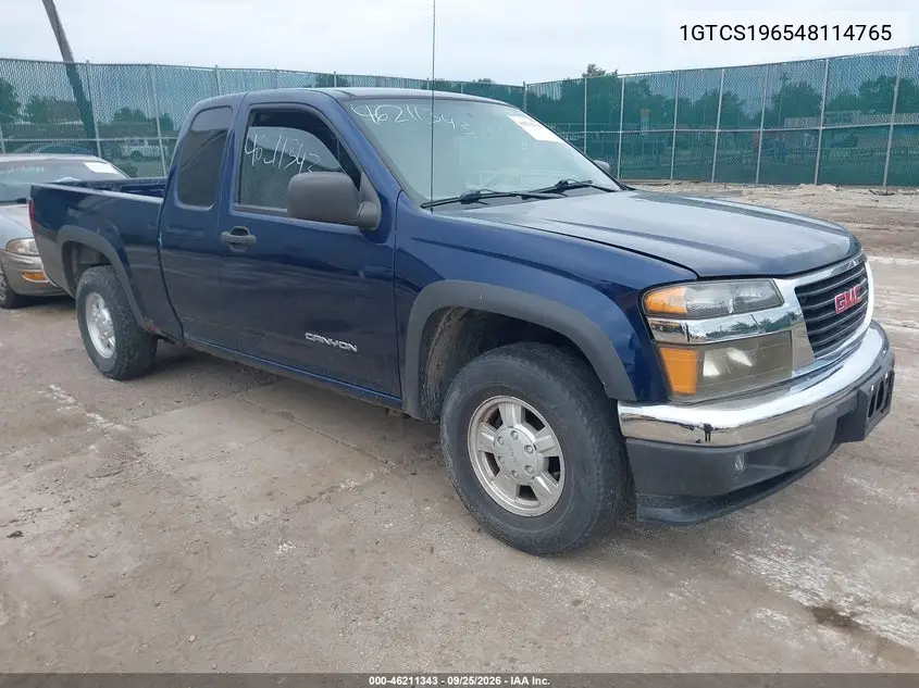 GMC CANYON 2004, VIN 1GTCS196548114765