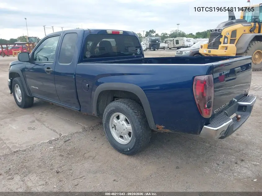 2004 GMC CANYON VIN 1GTCS196548114765 — фото 3