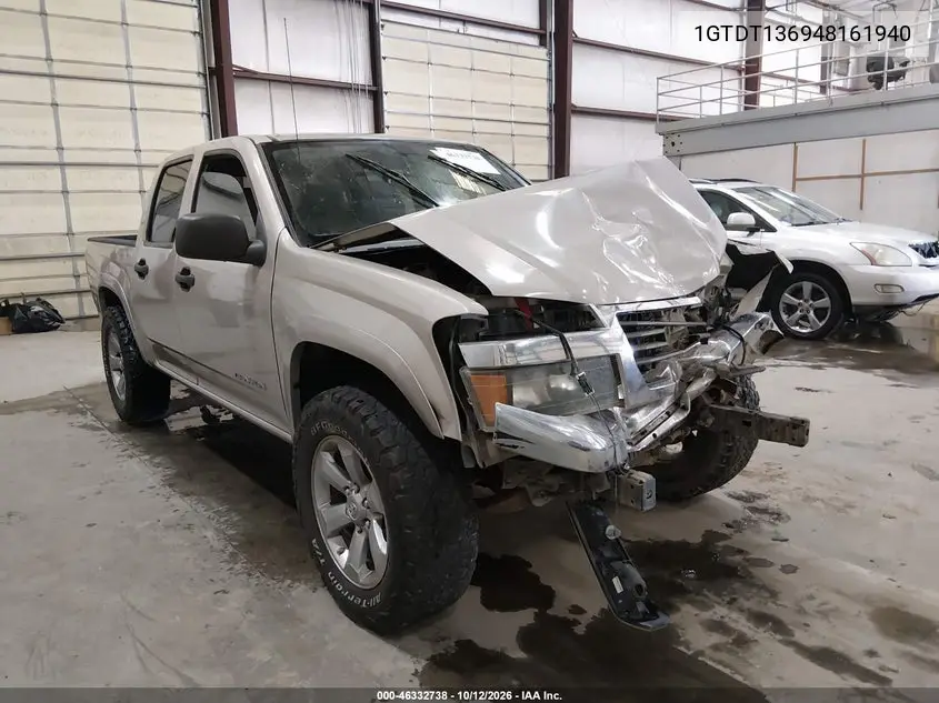 GMC CANYON 2004, VIN 1GTDT136948161940