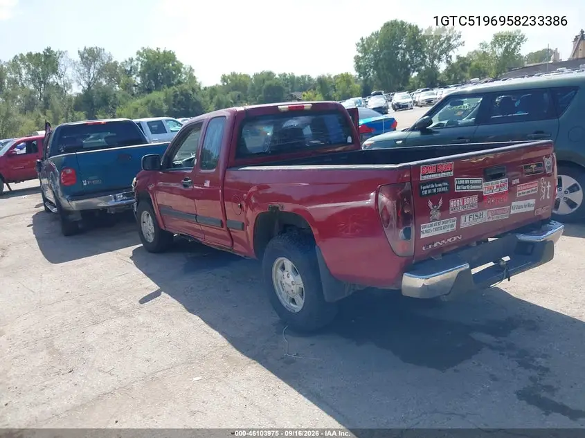 2005 GMC CANYON VIN 1GTCS196958233386 — фото 3