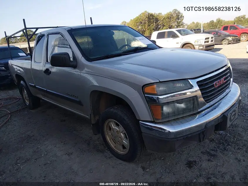 GMC CANYON 2005, VIN 1GTCS198658238126