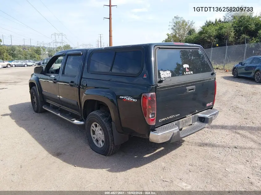 2005 GMC CANYON VIN 1GTDT136258209733 — фото 3