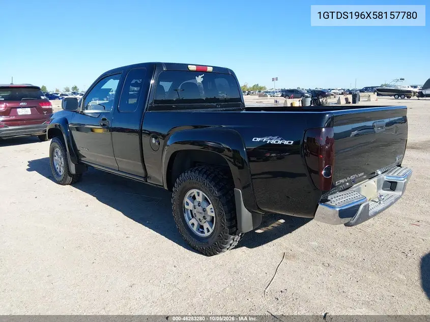 GMC CANYON 2005, VIN 1GTDS196X58157780