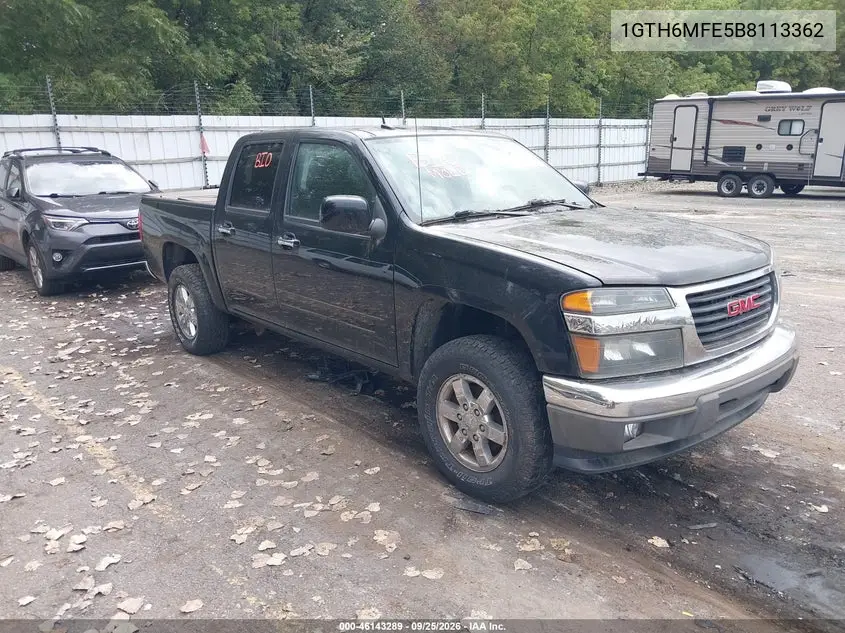 GMC CANYON 2011, VIN 1GTH6MFE5B8113362