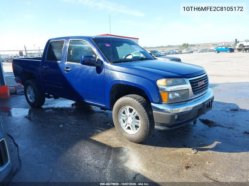 GMC CANYON 2012, VIN 1GTH6MFE2C8105172
