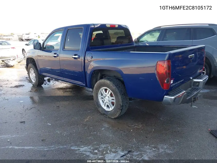 2012 GMC CANYON VIN 1GTH6MFE2C8105172 — фото 3