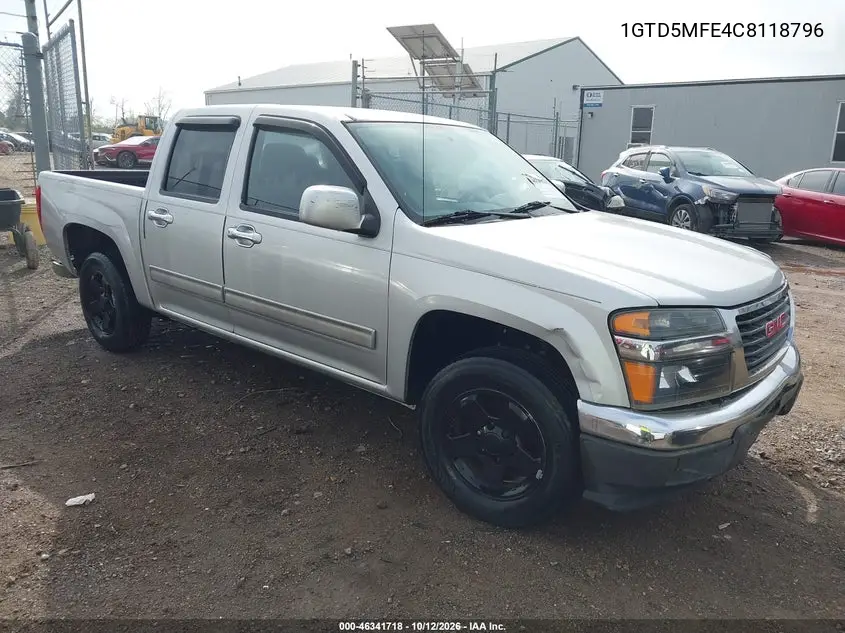 GMC CANYON 2012, VIN 1GTD5MFE4C8118796