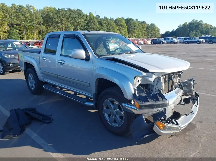 GMC CANYON 2012, VIN 1GTH5PFE5C8119622