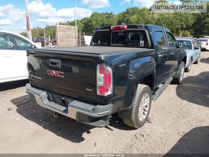 2015 GMC CANYON VIN 1GTG6CE37F1253126 — фото 4