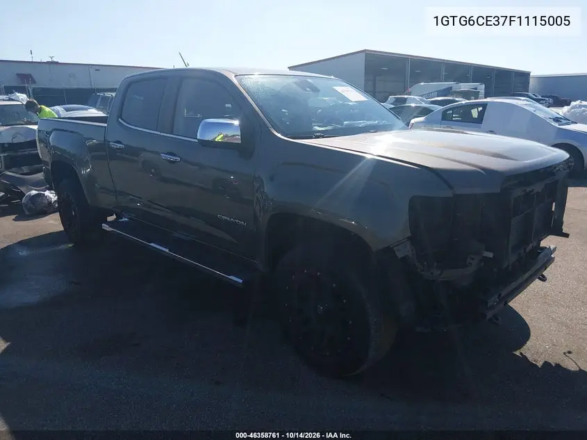 GMC CANYON 2015, VIN 1GTG6CE37F1115005