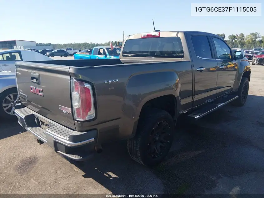 2015 GMC CANYON VIN 1GTG6CE37F1115005 — фото 4