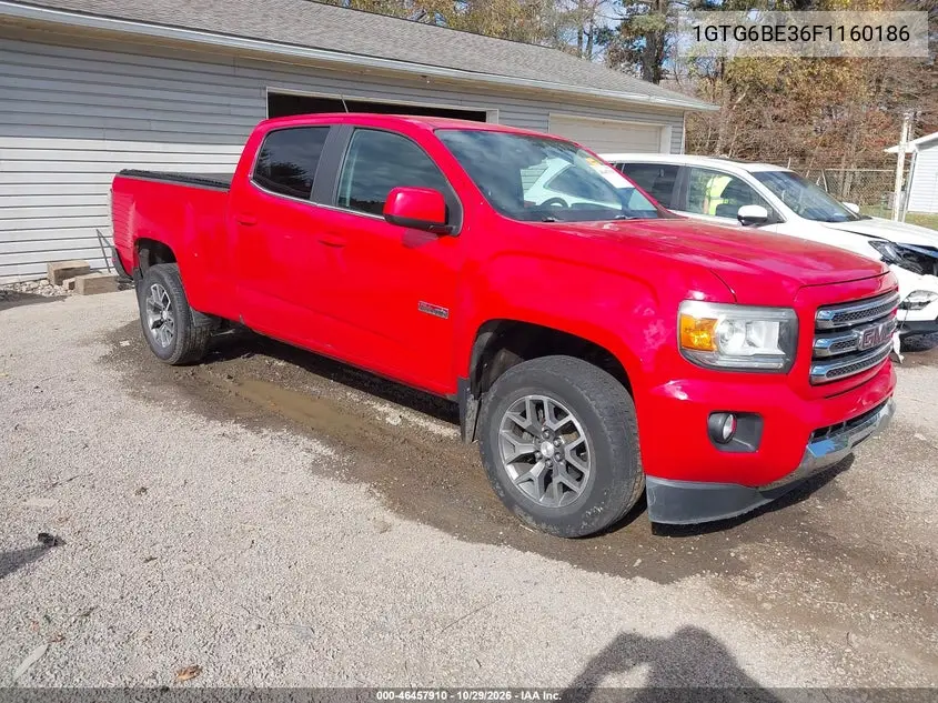 GMC CANYON 2015, VIN 1GTG6BE36F1160186