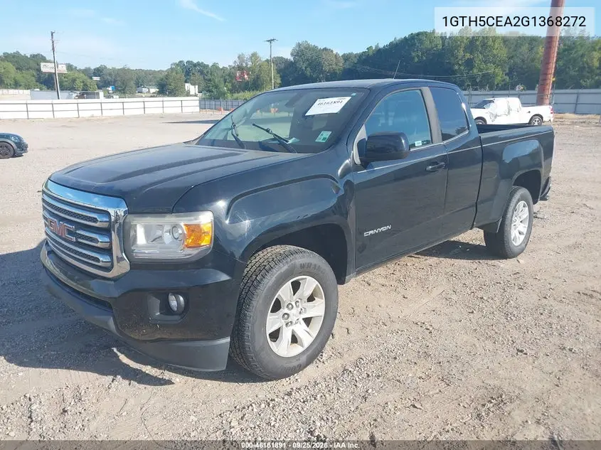 2016 GMC CANYON VIN 1GTH5CEA2G1368272 — фото 2