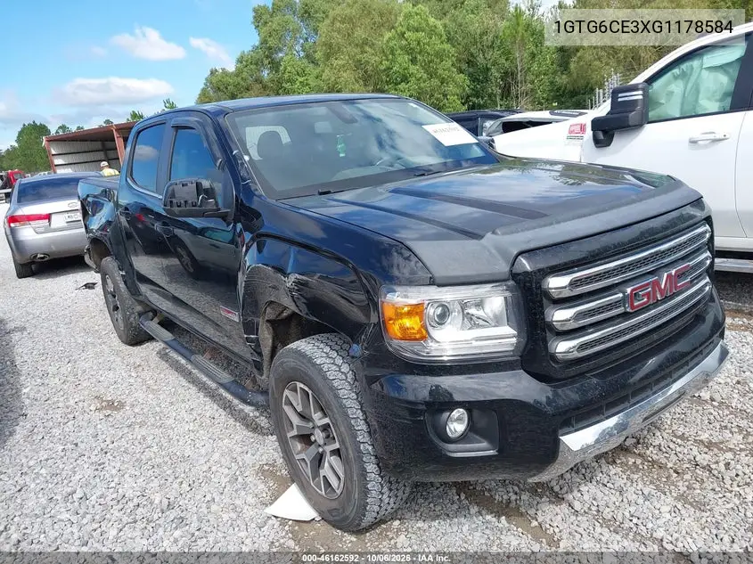 GMC CANYON 2016, VIN 1GTG6CE3XG1178584
