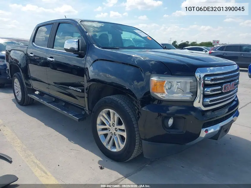 GMC CANYON 2016, VIN 1GTG6DE32G1390045