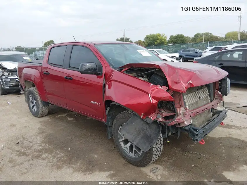 GMC CANYON 2021, VIN 1GTG6FEN1M1186006