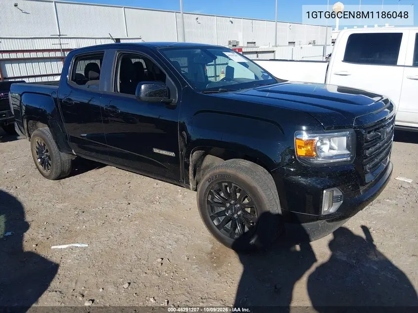 GMC CANYON 2021, VIN 1GTG6CEN8M1186048
