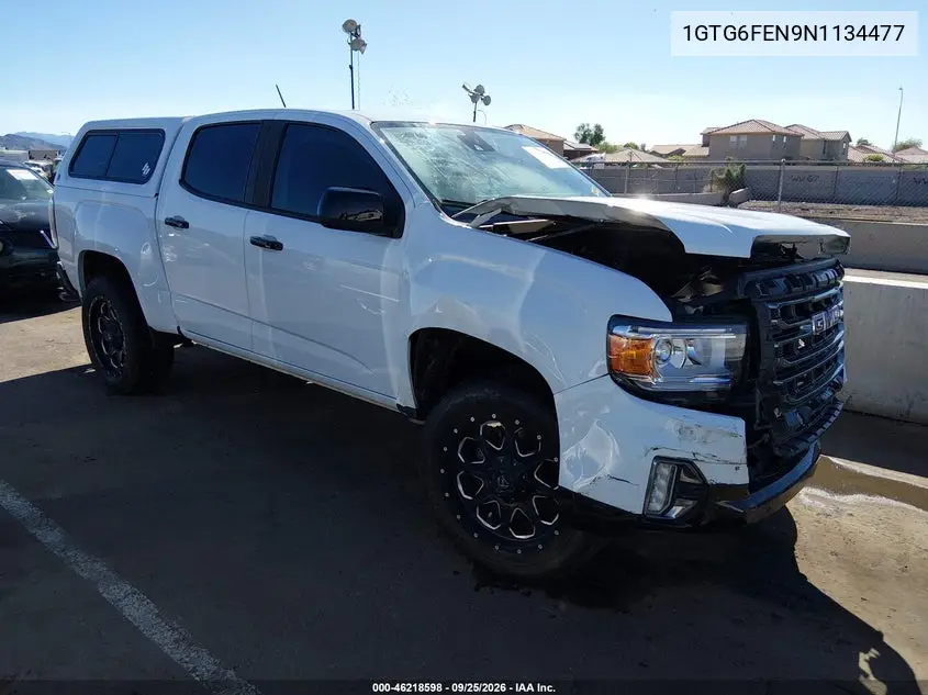 GMC CANYON 2022, VIN 1GTG6FEN9N1134477