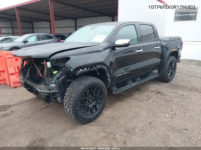 2024 GMC CANYON VIN 1GTP6FEK0R1296803 — фото 2