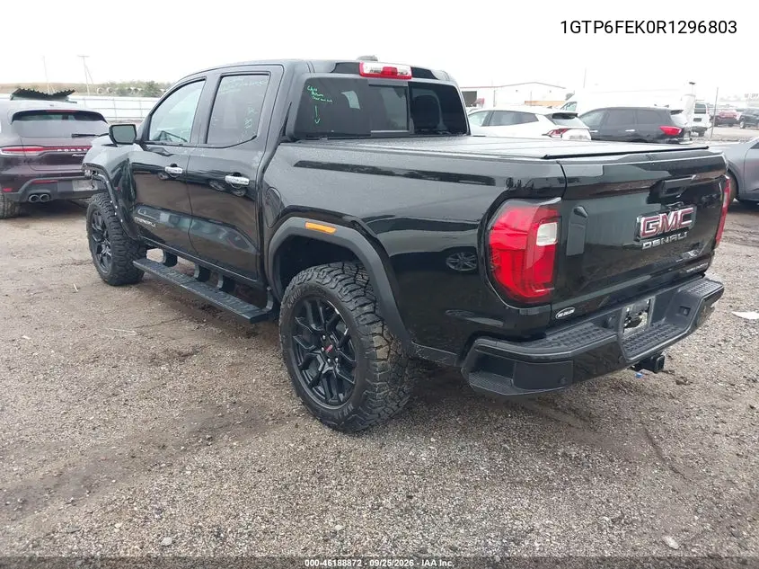 2024 GMC CANYON VIN 1GTP6FEK0R1296803 — фото 3
