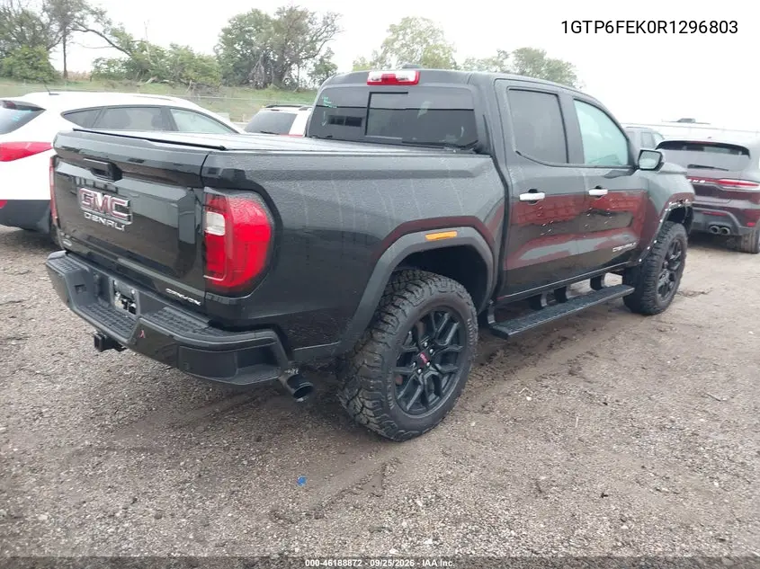 2024 GMC CANYON VIN 1GTP6FEK0R1296803 — фото 4
