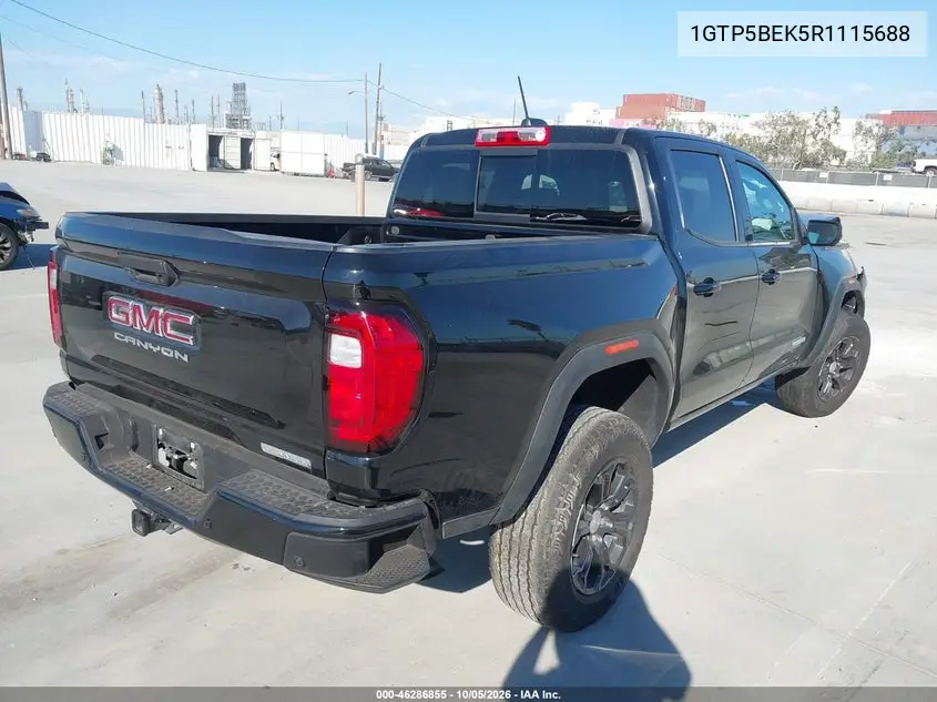 2024 GMC CANYON VIN 1GTP5BEK5R1115688 — фото 4