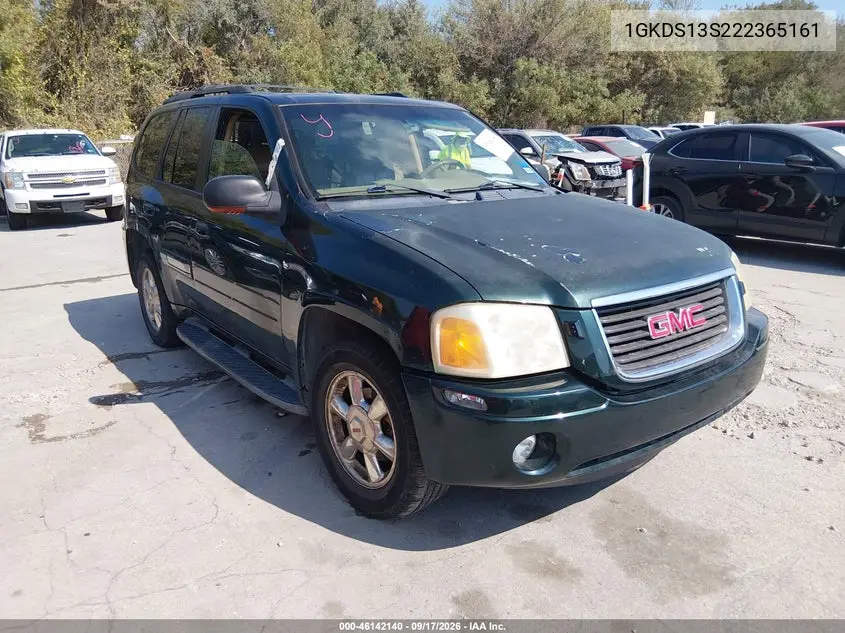 GMC ENVOY 2002, VIN 1GKDS13S222365161