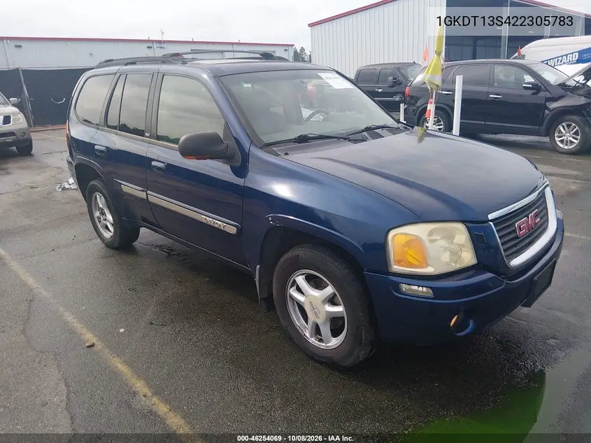 GMC ENVOY 2002, VIN 1GKDT13S422305783