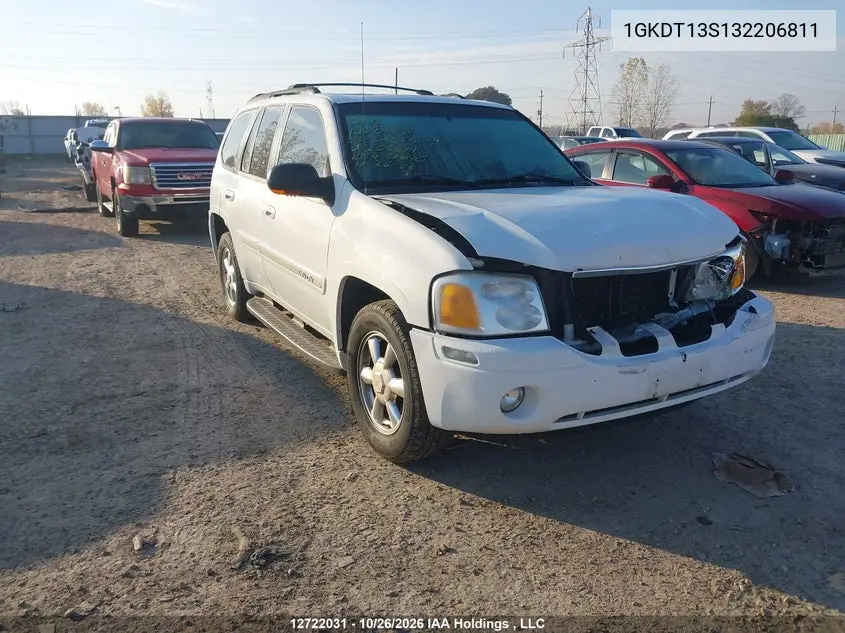 GMC ENVOY 2003, VIN 1GKDT13S132206811