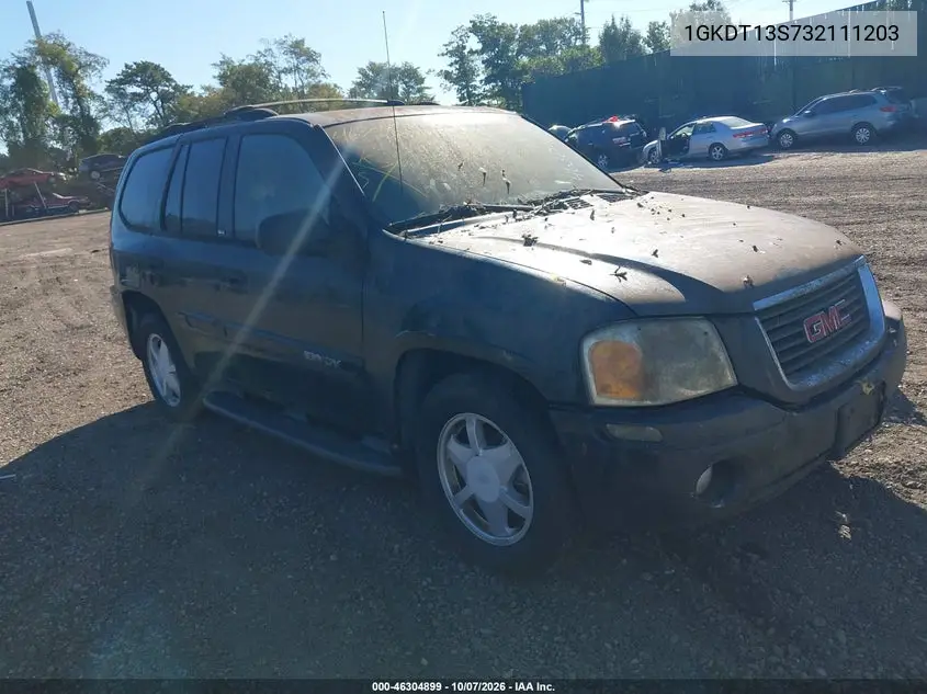 GMC ENVOY 2003, VIN 1GKDT13S732111203