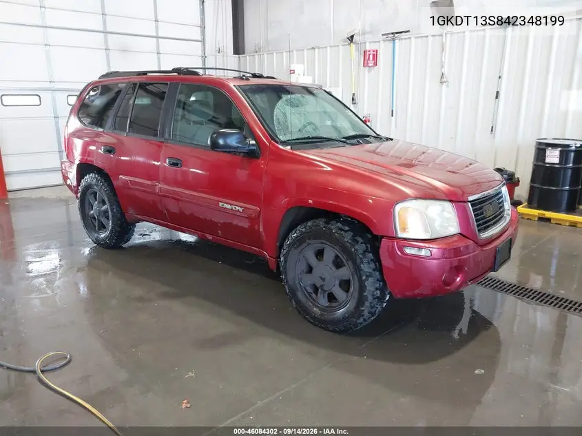GMC ENVOY 2004, VIN 1GKDT13S842348199