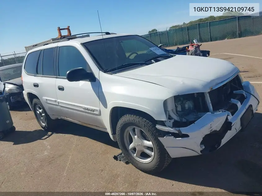 GMC ENVOY 2004, VIN 1GKDT13S942109745