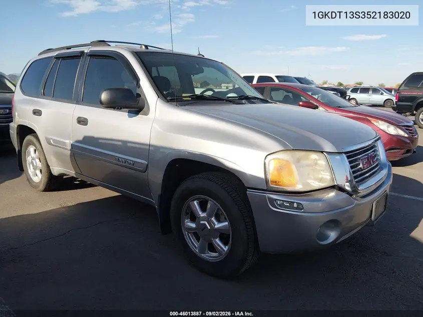GMC ENVOY 2005, VIN 1GKDT13S352183020