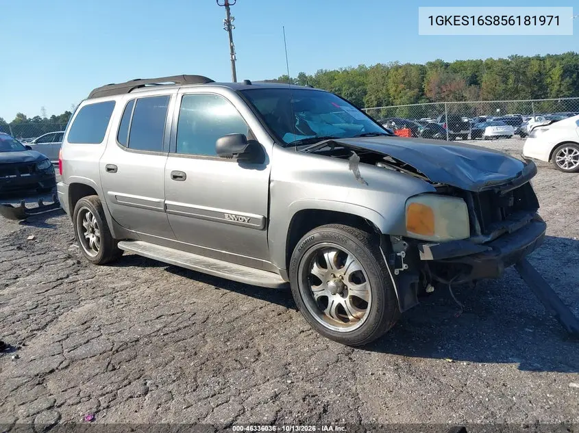 GMC ENVOY 2005, VIN 1GKES16S856181971